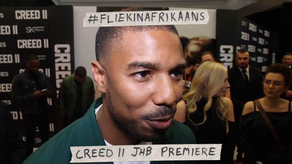 VIDEO: #FliekInAfrikaans – Creed II JHB Premiere