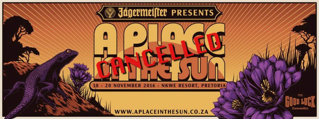 CANCELLED: A Place In The Sun festival